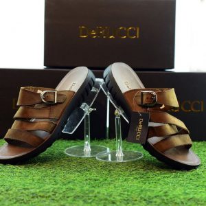 Men's Brown Leather Sandal 6833