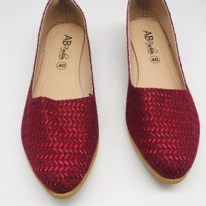 Women’s  Maroon Coat Shoe