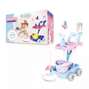Kids Toy Cleaning Trolley Set