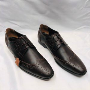 Genuine Leather Formal Shoe 902 Coffee