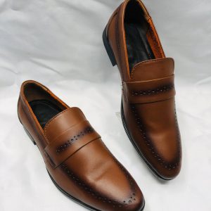 Genuine Leather Formal Shoe 2025 Tan