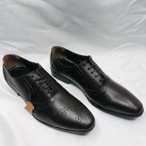 Genuine Leather Formal Shoe 990 Coffee