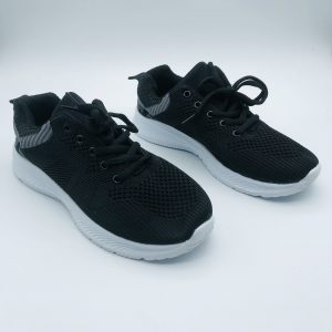 Casual Sport Shoe - Black & Ash
