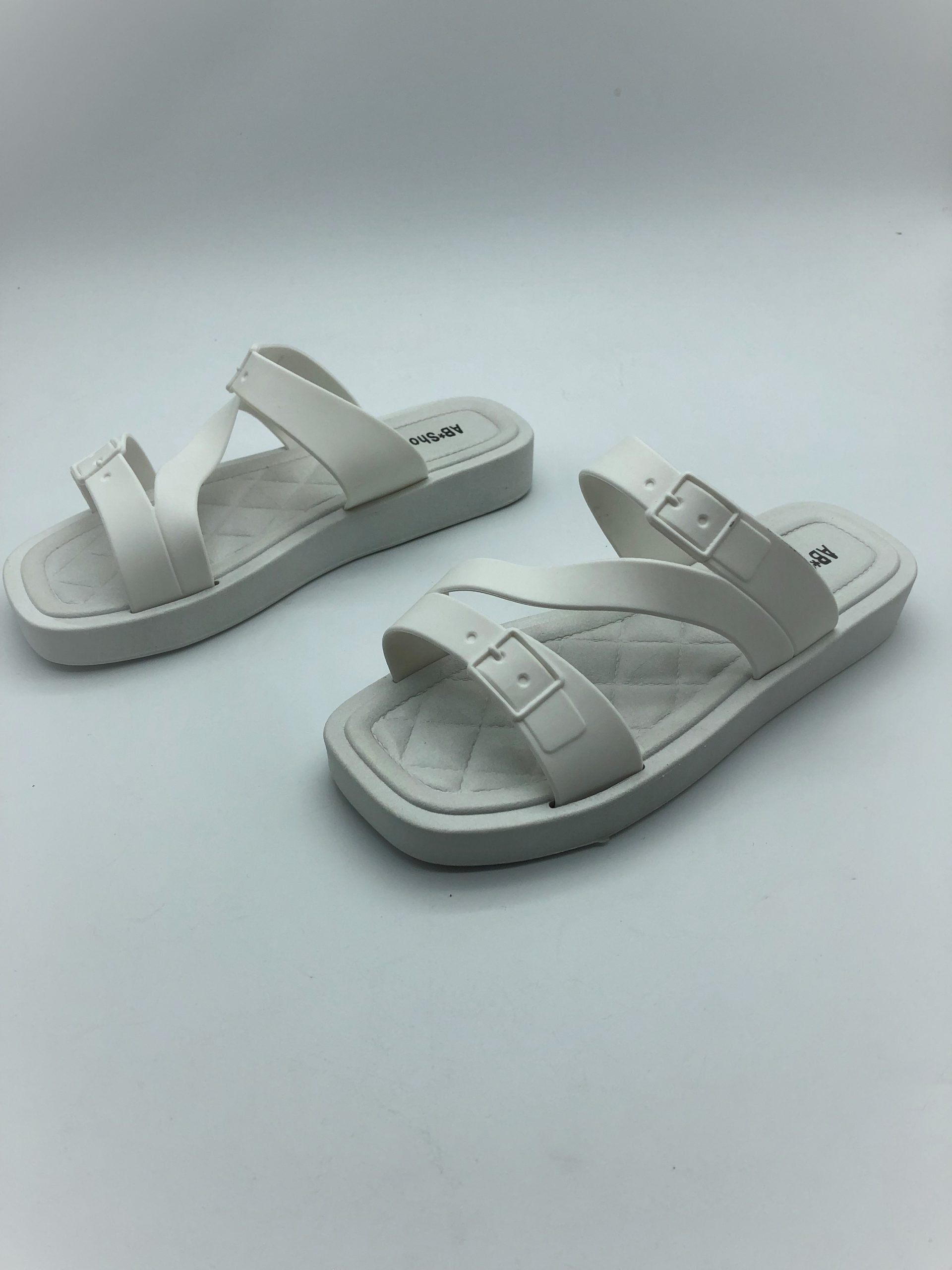 Stylish White Rubber Sandal | ASQ.LK