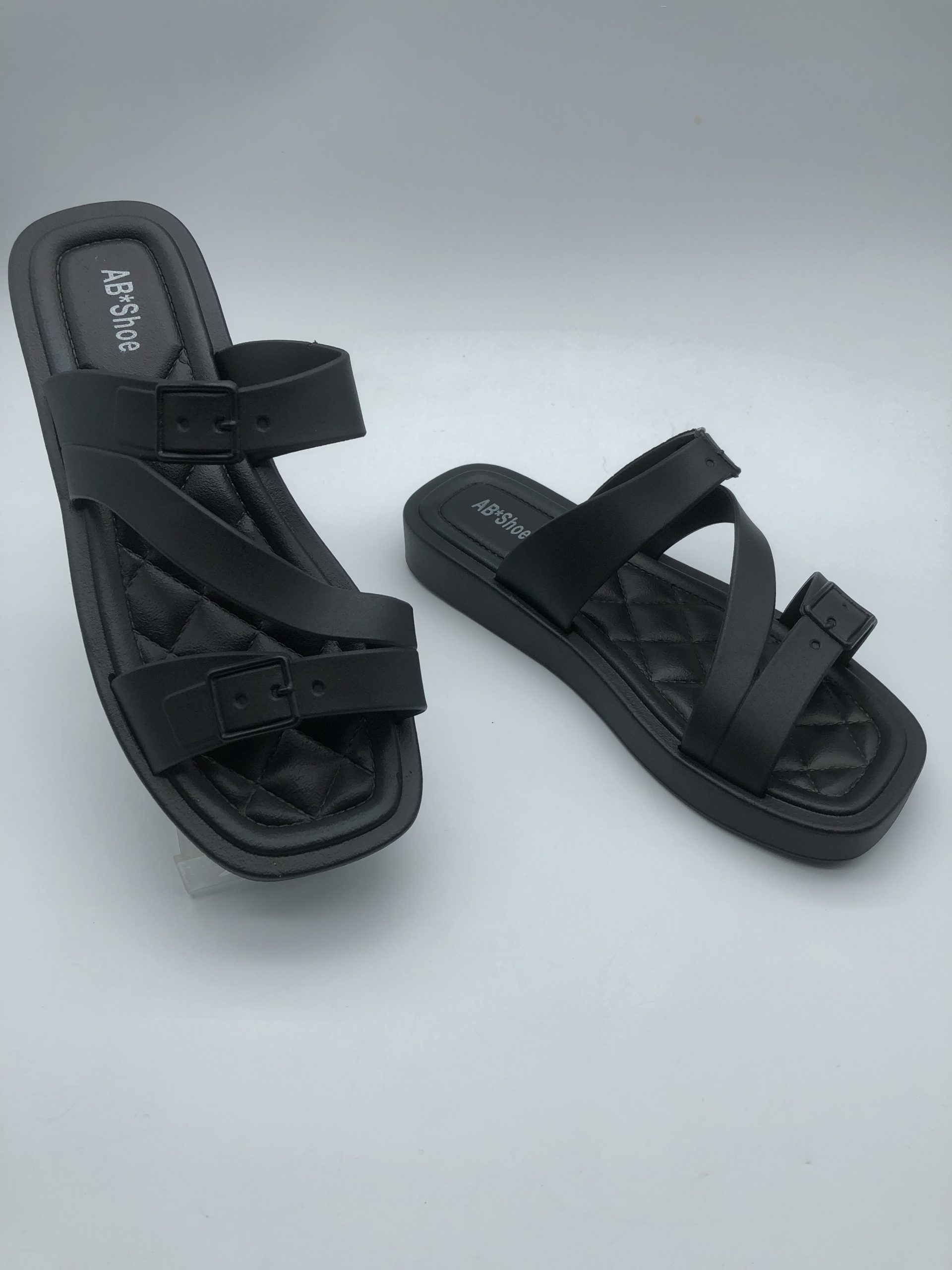 Stylish Black Rubber Sandal | ASQ.LK