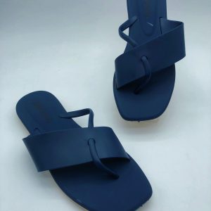 Stylish Blue Rubber Slipper