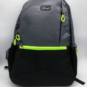 Polyester Ash & Black Backpack