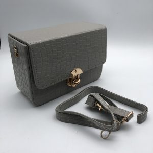 Box Side Sling Bag - Ash 003455