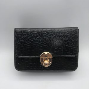 Box Side Sling Bag - Black 003454