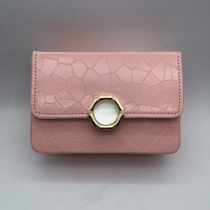 Box Side Sling Bag - Light Pink 003434