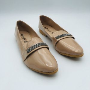 Women’s Beige Coat Shoe - 55208