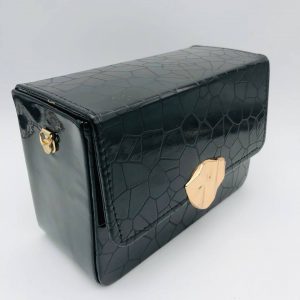 Box Side Sling Bag - Black 003467