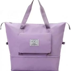 Foldable Travel Bag -  Light Purple