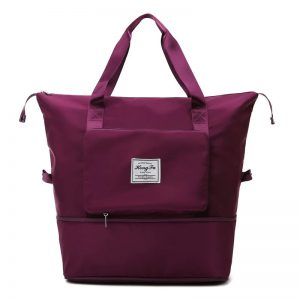 Foldable Travel Bag -  Maroon
