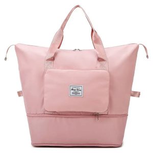 Foldable Travel Bag - Light Pink