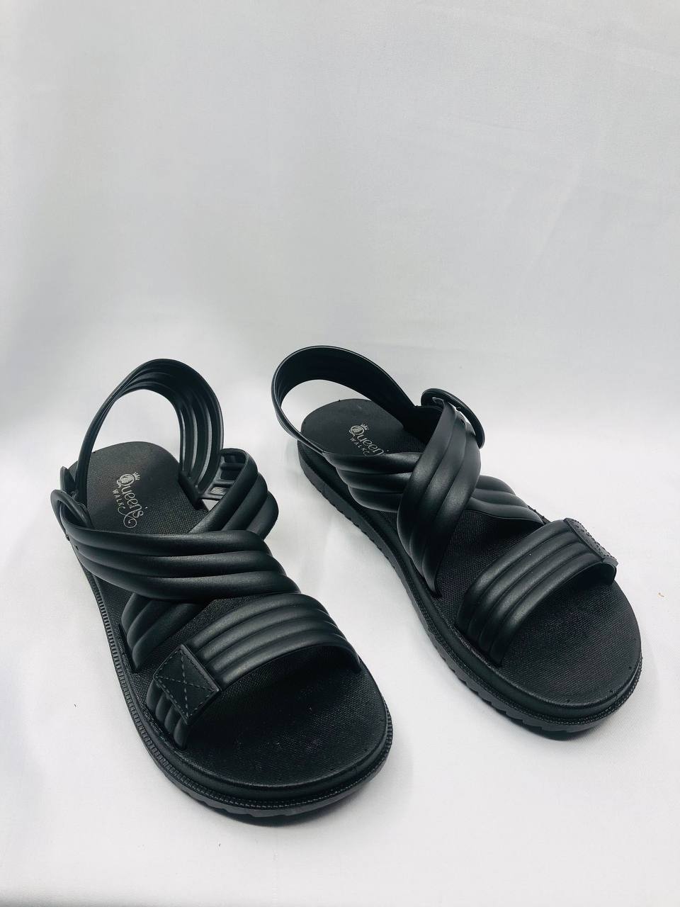 Stylish Black Rubber Sandal -3613 | ASQ.LK