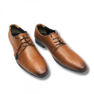 Genuine Leather Formal Shoe 914 Tan