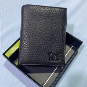 Men's Black Vertical Wallet -J27