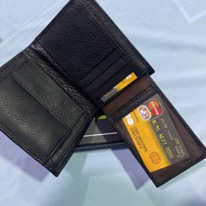 Men's Black Vertical Wallet -J27