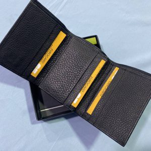 Men's Black Vertical Wallet -J24
