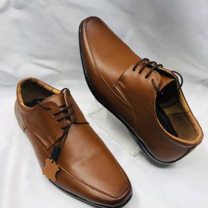 Genuine Leather Formal Shoe 001 Tan