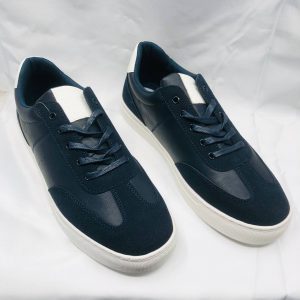 Men's Casual Shoes D070- Navy/White