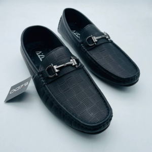 Men's Casual Black Loafer 708N