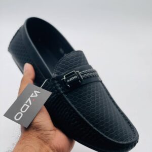 Men's Casual Black Loafer 701